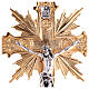 Wall crucifix in cast brass, 56x40cm s4