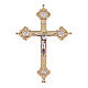 Crucifix mural en laiton moulé 52x37 cm s1