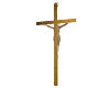 Kruzifix aus goldenen Metall 11cm s2