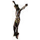 Cuerpo de Cristo latón bronceado 67 cm s3