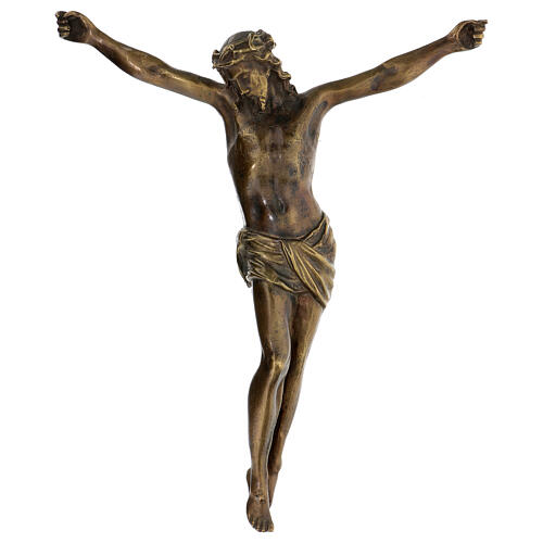 Body of Christ bronzed brass 67 cm 1