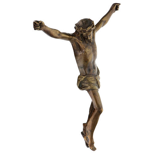 Body of Christ bronzed brass 67 cm 3