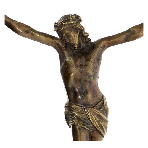 Body of Christ bronzed brass 67 cm 4