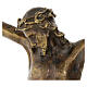 Body of Christ bronzed brass 67 cm s5