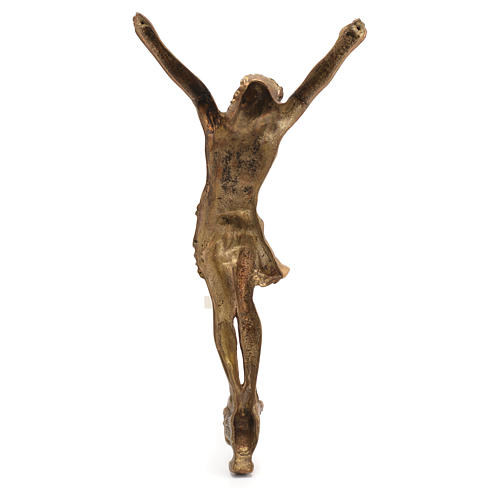 Crucifix in bronzed metal 60cm 2
