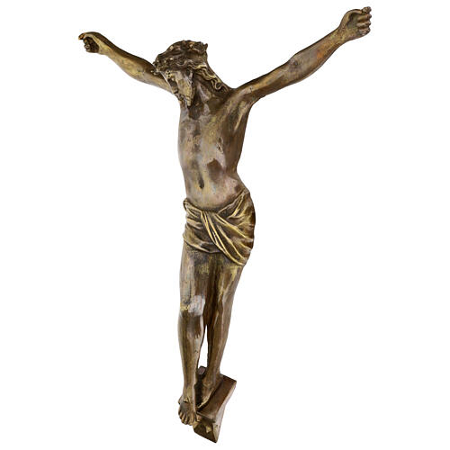 Crucifix in bronzed metal 60cm 3
