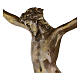 Crucifix in bronzed metal 60cm s4