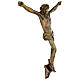 Crucifix in bronzed metal 60cm s5