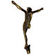 Crucifix in bronzed metal 60cm s7