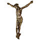 Corps du Christ laiton bronzé 60cm s3