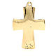 Croix Jésus grand prêtre Moines Bethléem laiton 9x6cm s3