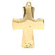 Croce Jésus grand prêtre Monaci Betlemme ottone 9x6 cm s6