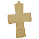 Croix Jésus Grand Prêtre Moines Bethléem laiton 13x9,5cm s3