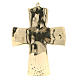 Kruzifix Jésus grand prêtre aus Messing Mönchen Bethléem 18x13cm s3