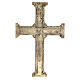 Croix de Christ laiton Moines Bethléem 29x19cm s3