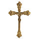 Crucifix laiton 30 cm s2