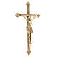 Crucifix 46 cm laiton doré s3