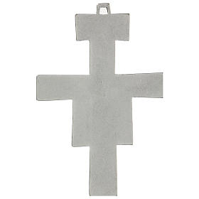 Croce di San Damiano da parete 12 cm zama