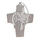 Aluminium wall cross with spikes and grapes 3 3/4 in s1