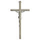 Traditionelles Kreuz aus versilbertem Metall, 11 cm s3