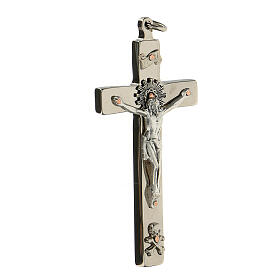 Crucifijo para sacerdotes latón lineal 7x3 cm