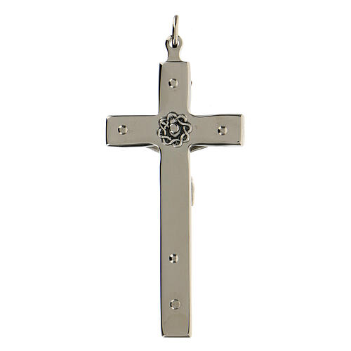 Crucifix pour prêtres croix latine laiton 7x3 cm 3