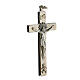 Crucifix pour prêtres croix latine laiton 7x3 cm s2