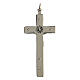 Crucifix pour prêtres croix latine laiton 7x3 cm s3