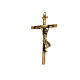 Kreuzweg-Kruzifix aus bronzierter Legierung mit Christuskőrper auf dem Leidensweg, 15 cm s4