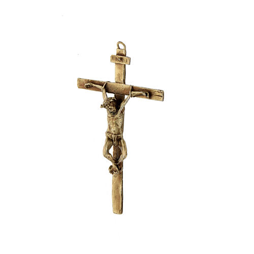 Crucifijo aleación de bronce Cristo Vía Dolorosa  Vía Crucis 15 cm 3