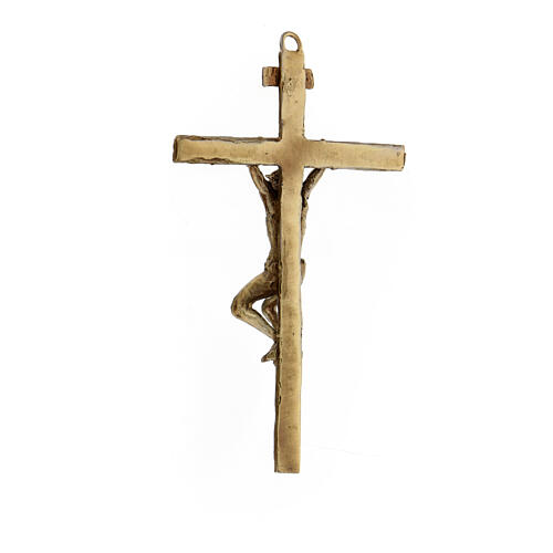 Crucifijo aleación de bronce Cristo Vía Dolorosa  Vía Crucis 15 cm 5