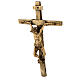 Crocifisso Cristo Via Dolorosa bronzo Crucis 26 cm s3