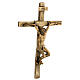 Crocifisso Cristo Via Dolorosa bronzo Crucis 26 cm s5