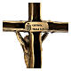 Crocifisso Cristo Via Dolorosa bronzo Crucis 26 cm s6