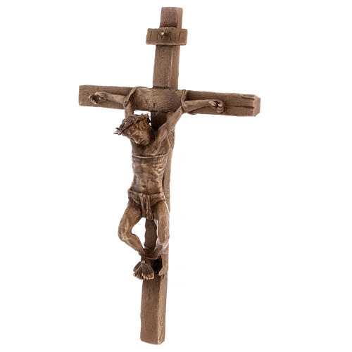 Gekreuzigter Christus, Via Dolorosa, Bronze, 35 cm 3