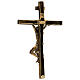 Crucifix Chemin de Croix bronze Christ forgé 35 cm s8