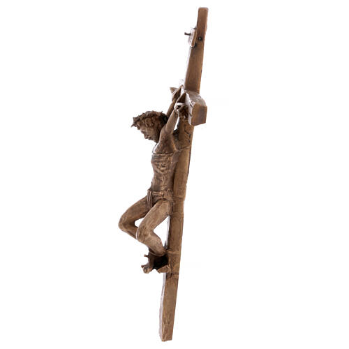 Crocifisso Via Dolorosa Bronzo Gesù forgiato 35 cm 7