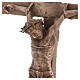 Crocifisso Via Dolorosa Bronzo Gesù forgiato 35 cm s2