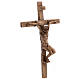 Crocifisso Via Dolorosa Bronzo Gesù forgiato 35 cm s5