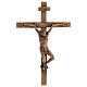 Crucifix Jesus Sorrowful Way Bronze forged 35 cm s1