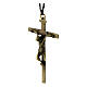 Vía Dolorosa Cruz aleación bronceada Vía Crucis 10 cm 14 estaciones s3
