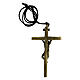 Vía Dolorosa Cruz aleación bronceada Vía Crucis 10 cm 14 estaciones s4