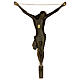 Body of Christ in gilded bronze 45 cm to hang s4
