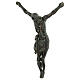 Corps de Christ mural bronze noir 35 cm s3