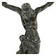 Corpo di Cristo bronzo nero 35 cm da appendere s2