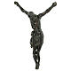 Corpo di Cristo bronzo nero 35 cm da appendere s3