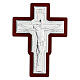 Crucifix 20x15 cm à suspendre ou poser bilaminé s1