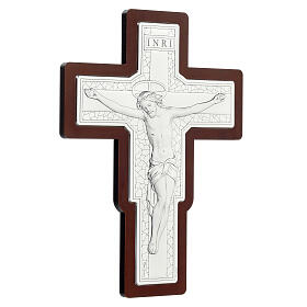 Wall crucifix bilaminated 25x18 cm