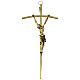 Croix murale dorée 35x17 cm s1