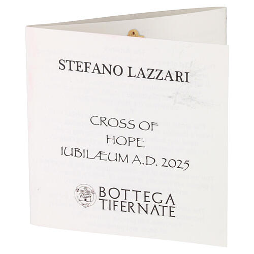 Cross of Hope, Bottega Tifernate, 8 in, Jubilee 2025 15